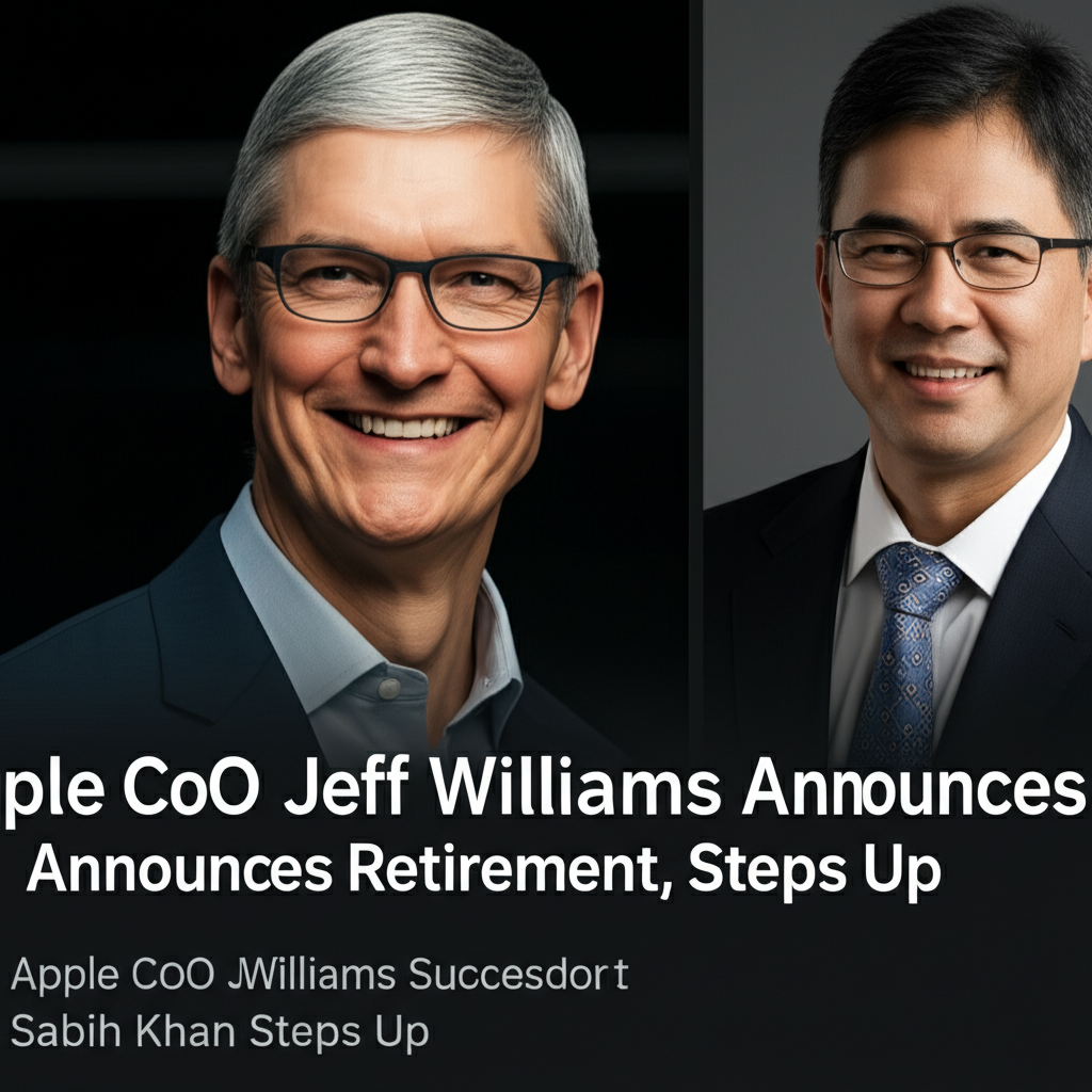 Apple COO Jeff Williams Announces Retirement, Sabih Khan Steps Up