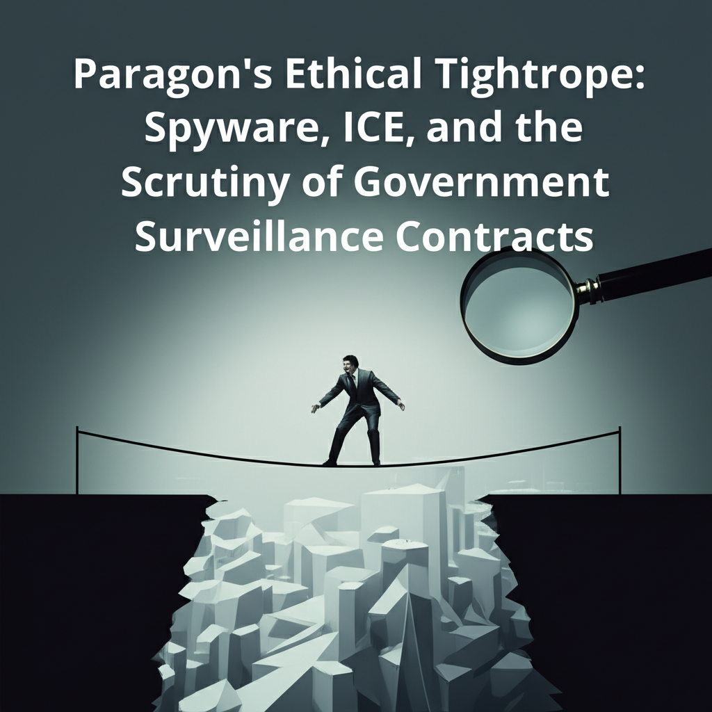Paragon's Ethical Tightrope: Spyware, ICE, and the Scrutiny of Government Surveillance Contracts