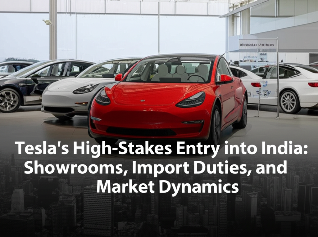 Tesla's High-Stakes Entry into India: Showrooms, Import Duties, and Market Dynamics