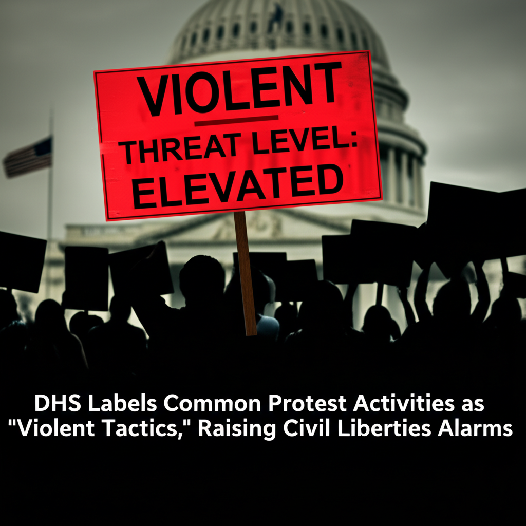 DHS Labels Common Protest Activities as 'Violent Tactics,' Raising Civil Liberties Alarms