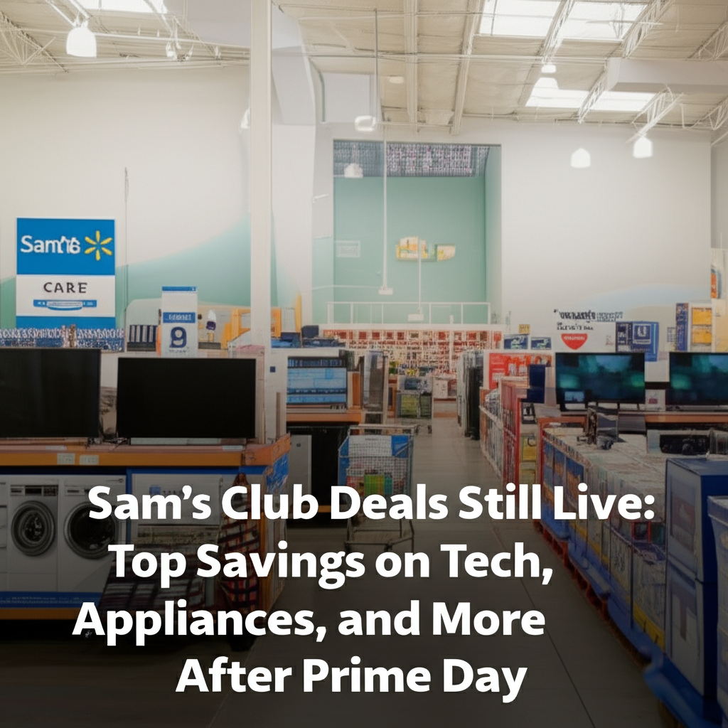 Sam's Club Deals Still Live: Top Savings on Tech, Appliances, and More After Prime Day