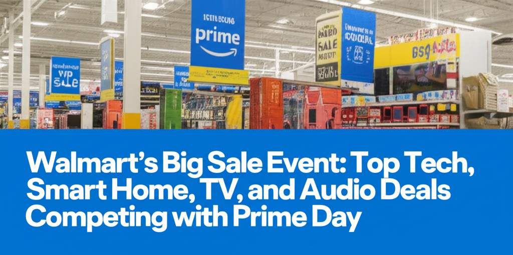 Walmart's Big Sale Event: Top Tech, Smart Home, TV, and Audio Deals Competing with Prime Day