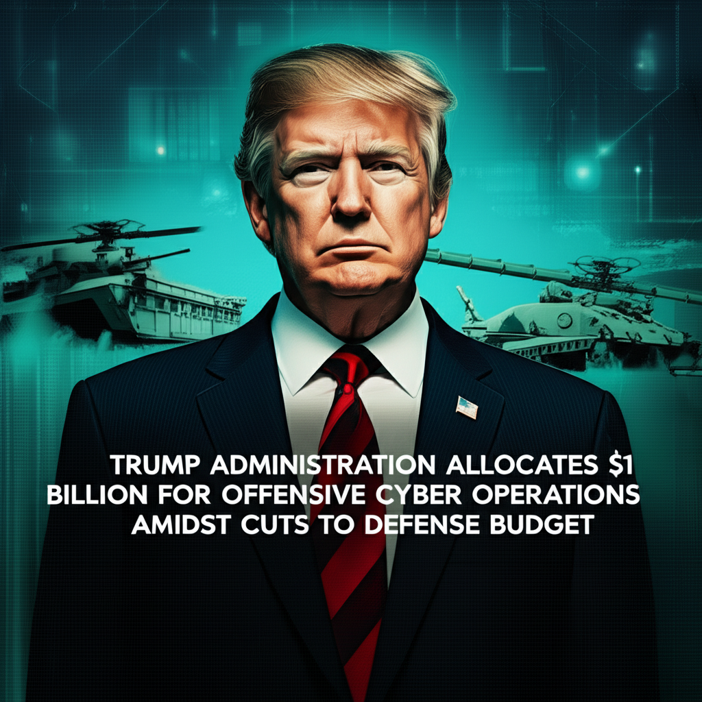 Trump Administration Allocates $1 Billion for Offensive Cyber Operations Amidst Cuts to Defense Budget