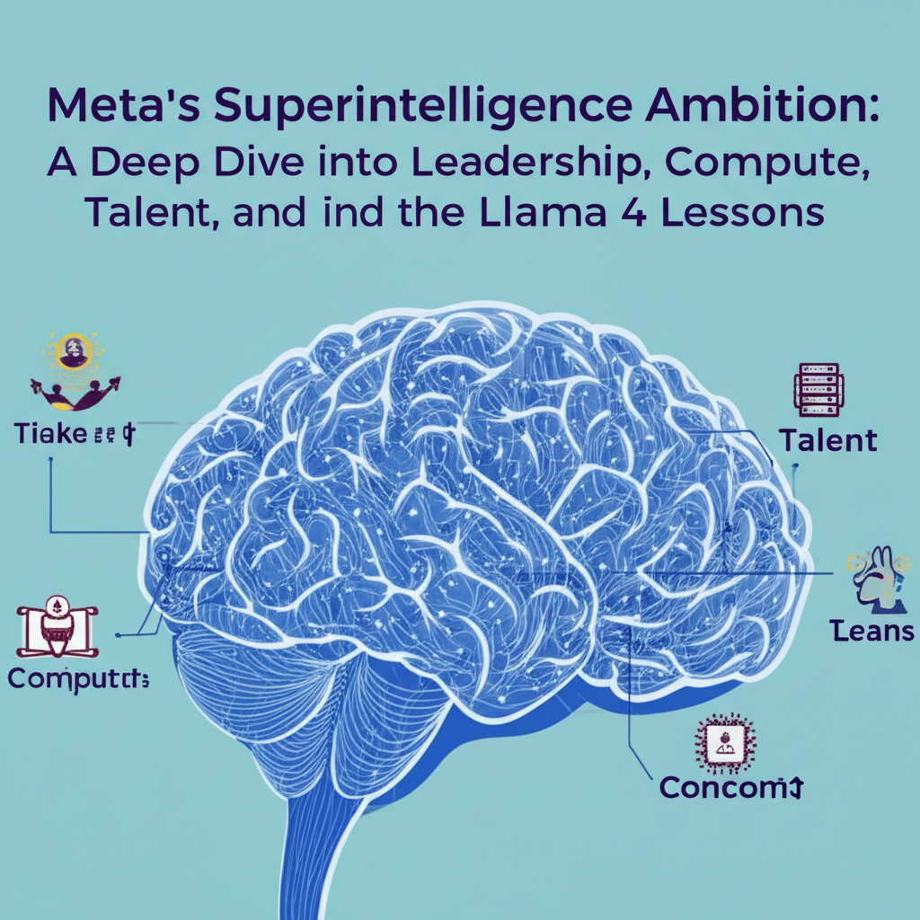 Meta's Superintelligence Ambition: A Deep Dive into Leadership, Compute, Talent, and the Llama 4 Lessons