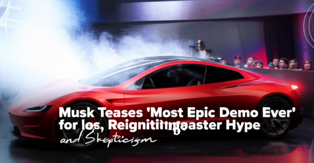 Elon Musk Teases 'Most Epic Demo Ever' for Tesla, Reigniting Roadster Hype and Skepticism