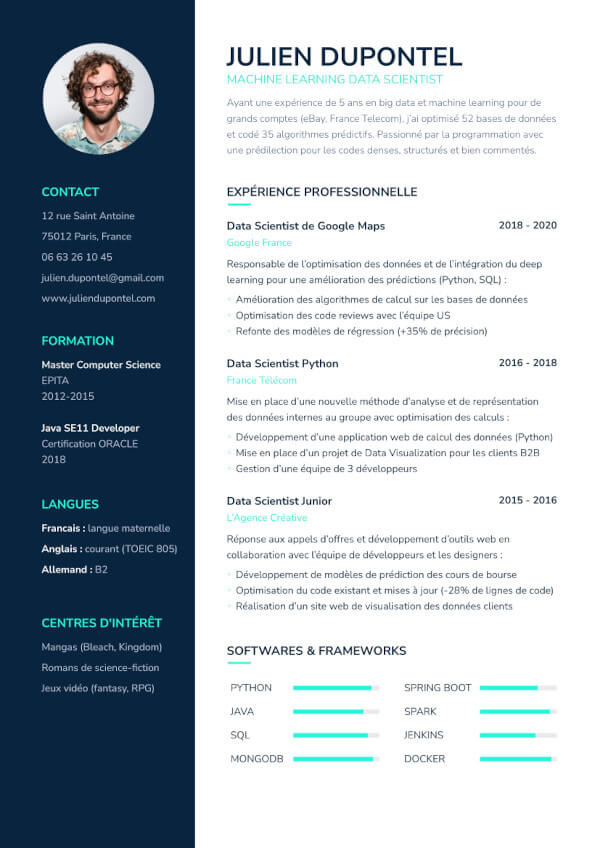 Template - CV Data Scientist