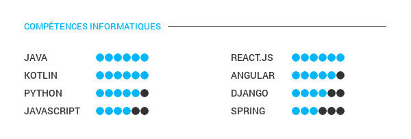 Exemple de mise en page de CV