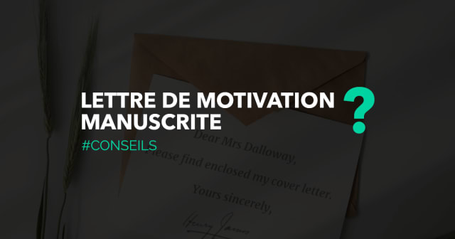 Post - Lettre de Motivation Manuscrite ou pas en 2023 ?