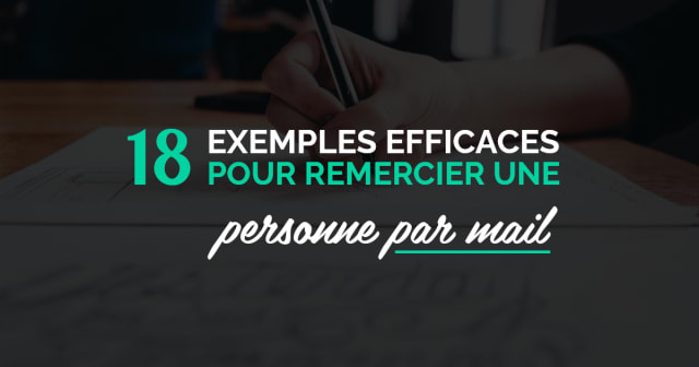 Post - 18 Exemples de Message de Remerciement Professionnel