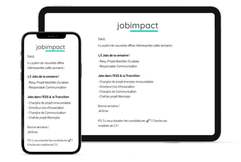 Alerte Job Newsletter Emploi