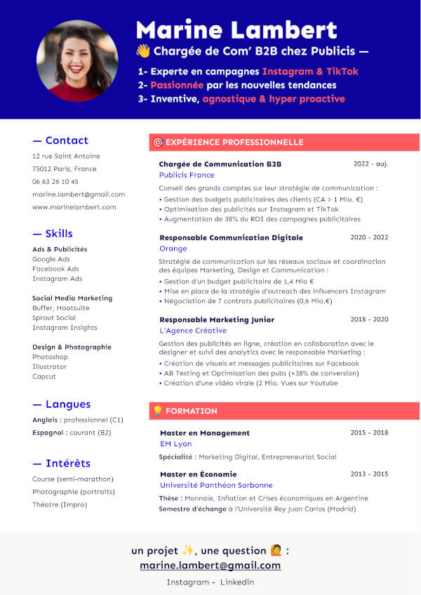 CV Communication Digitale