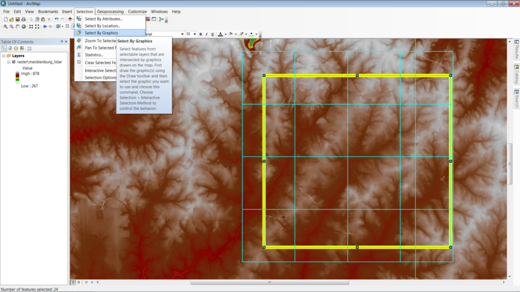 Os Raster Tiles Download Raster Tiles from an Image Service in ArcMap