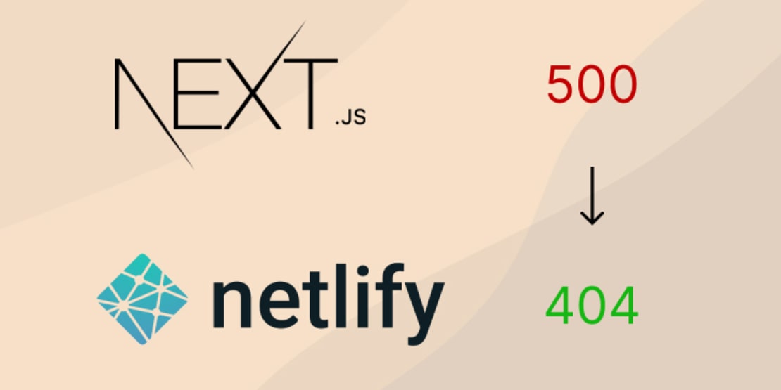 Static Nextjs Netlify 500 Errors Instead of 404 Errors