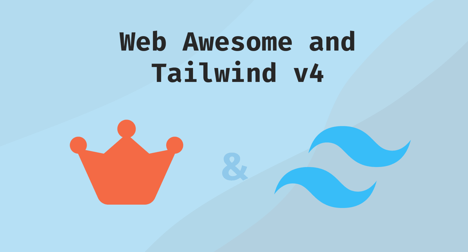 WebAwesome and Tailwind v4 in the same site