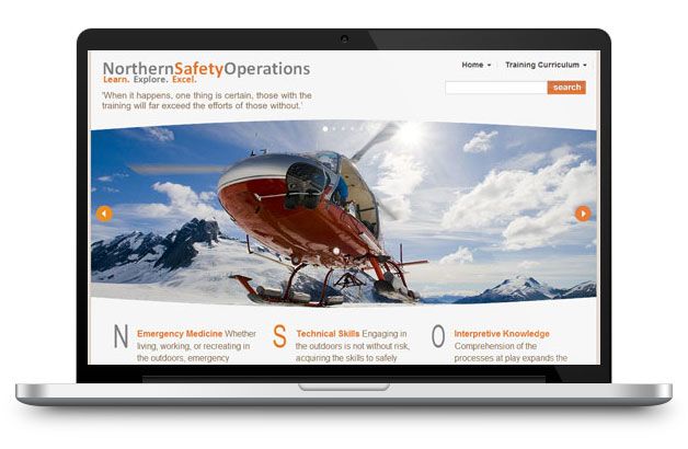 northern safety operations website design development