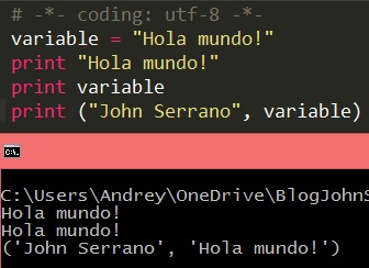 Primeros pasos con Python | John Serrano