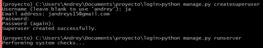 Login con python & Django | John Serrano