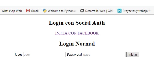 Login con python & Django | John Serrano