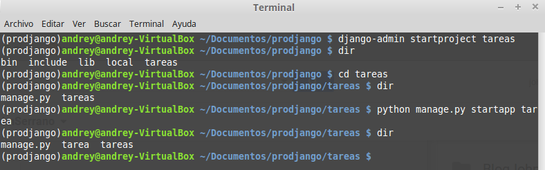 Mi primer proyecto en Django con virtualenv | John Serrano