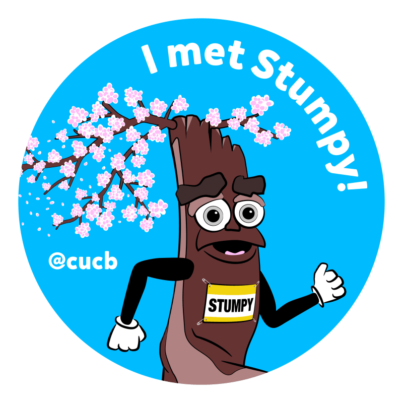 I Met Stumpy sticker