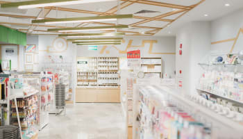 a store with shelves of products