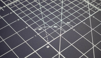 a grid with lines and angles on it