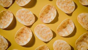 a group of potato chips
