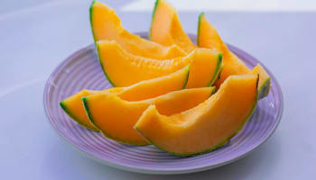 a plate of fruit on a table