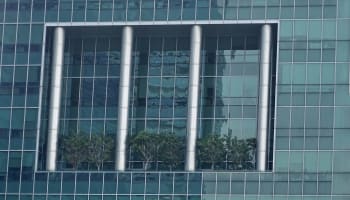 a building with many windows