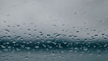 water drops on a window