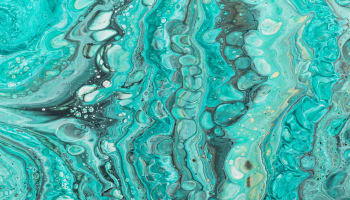 a close up of a painting