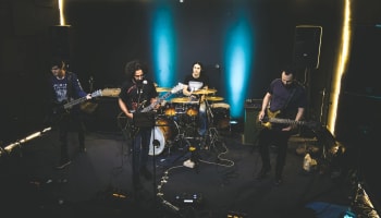 a group of people playing instruments