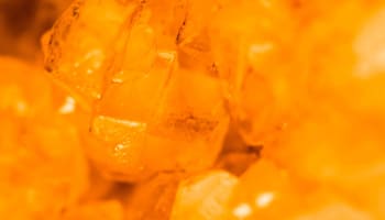 a close up of a crystal