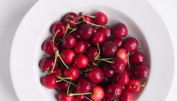 a bowl of cherries