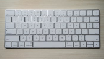 a keyboard on a table