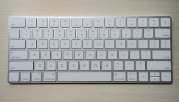 a keyboard on a table