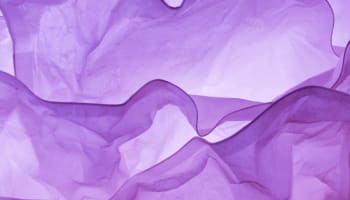a purple crumpled paper