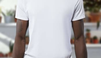 a person wearing a white shirt