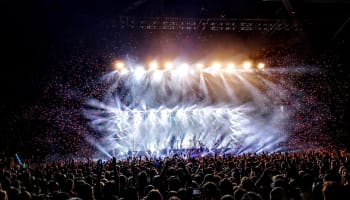 a crowd of people at a concert