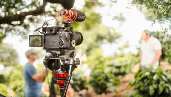 a camera on a tripod
