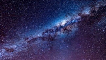 a galaxy in the sky