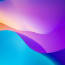 a colorful background with curved lines