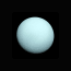 a white sphere with black background