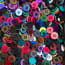 a pile of colorful buttons