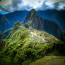 stone terraces on Machu Picchu