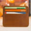 a wallet with credit cards inside