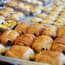 a tray of pastries on a table