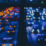 a blurry image of a traffic jam