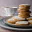 a stack of cookies on a plate