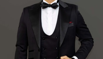 a person in a tuxedo